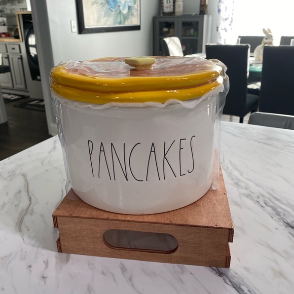 Rae Dunn Kitchen Rae Dunn Large Pancake Canister Poshmark